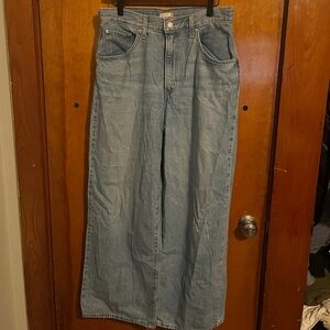 Levi Cinch Baggy Denim Jeans in Light Blue 30